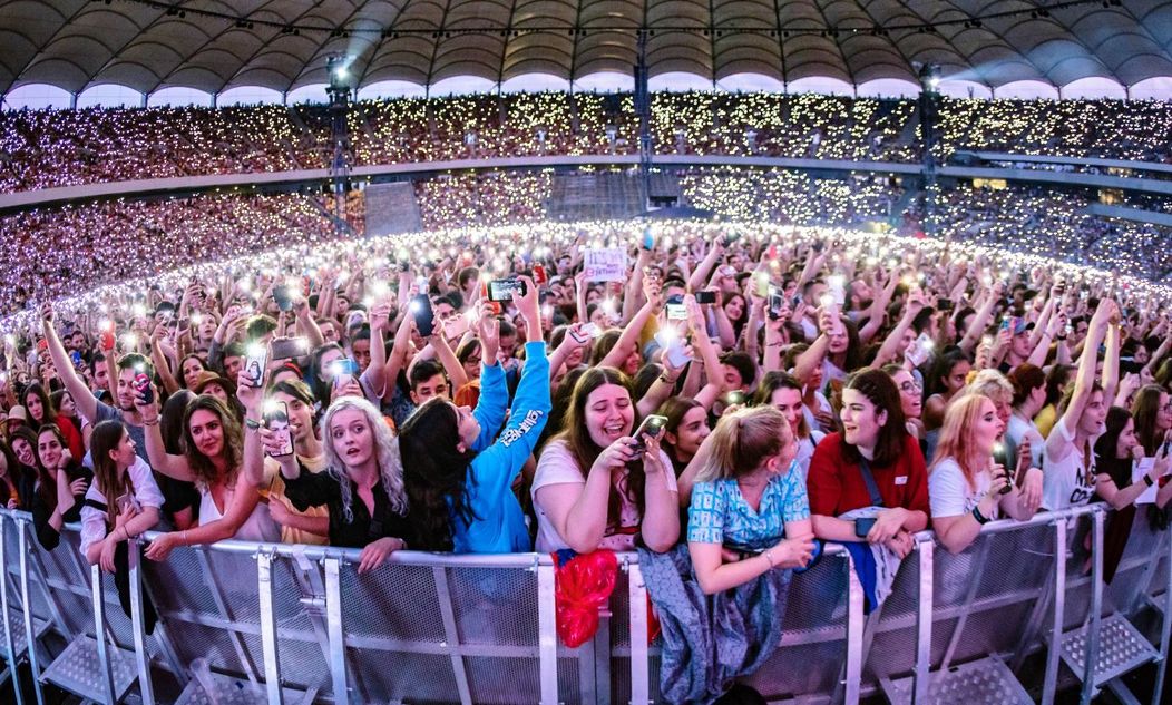 Ed Sheeran la București. FOTO: Mihai Anghel