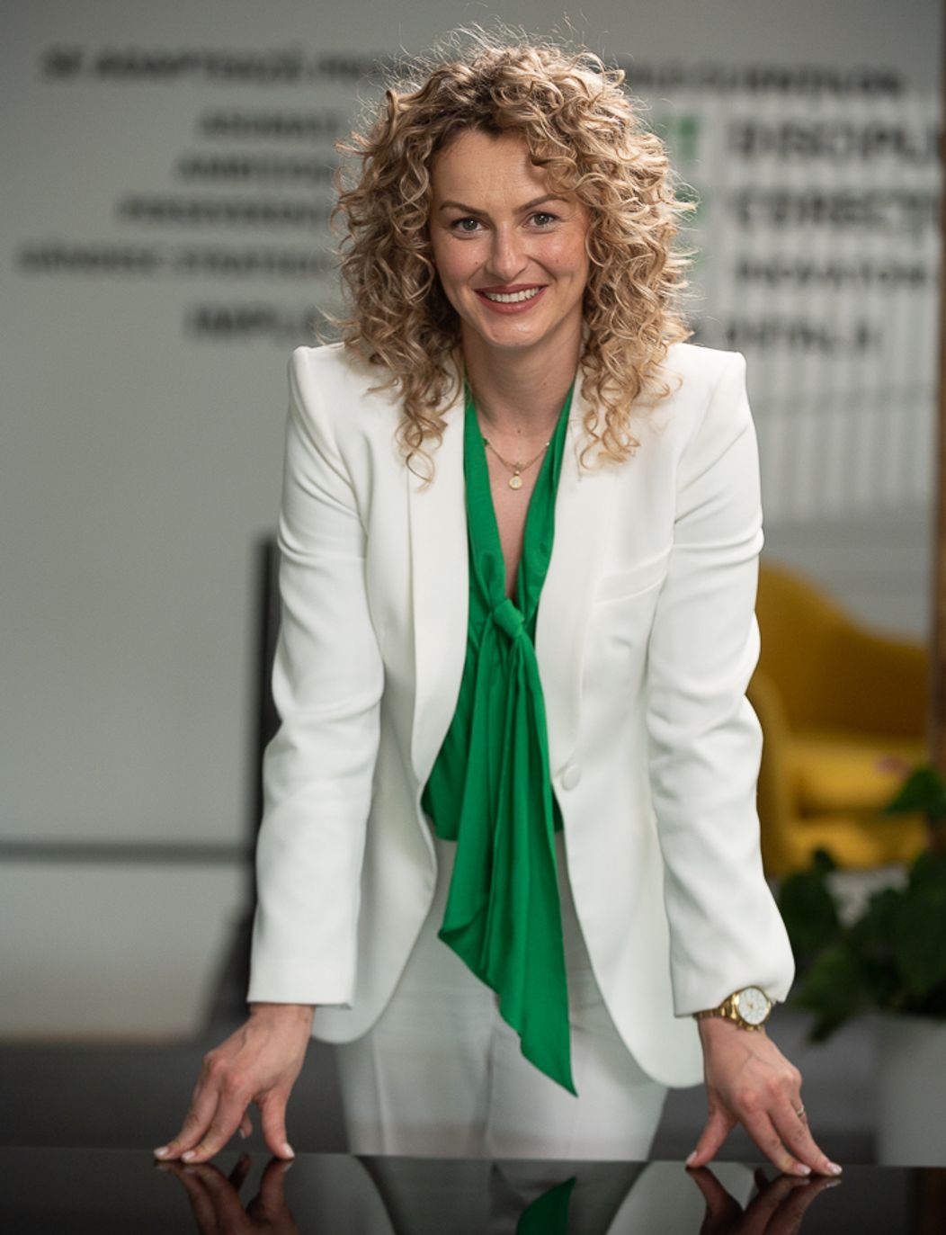 Livia Baba, fondatoarea companiei BLA Shine, pozează pentru emisiunea Șef sub acoperire