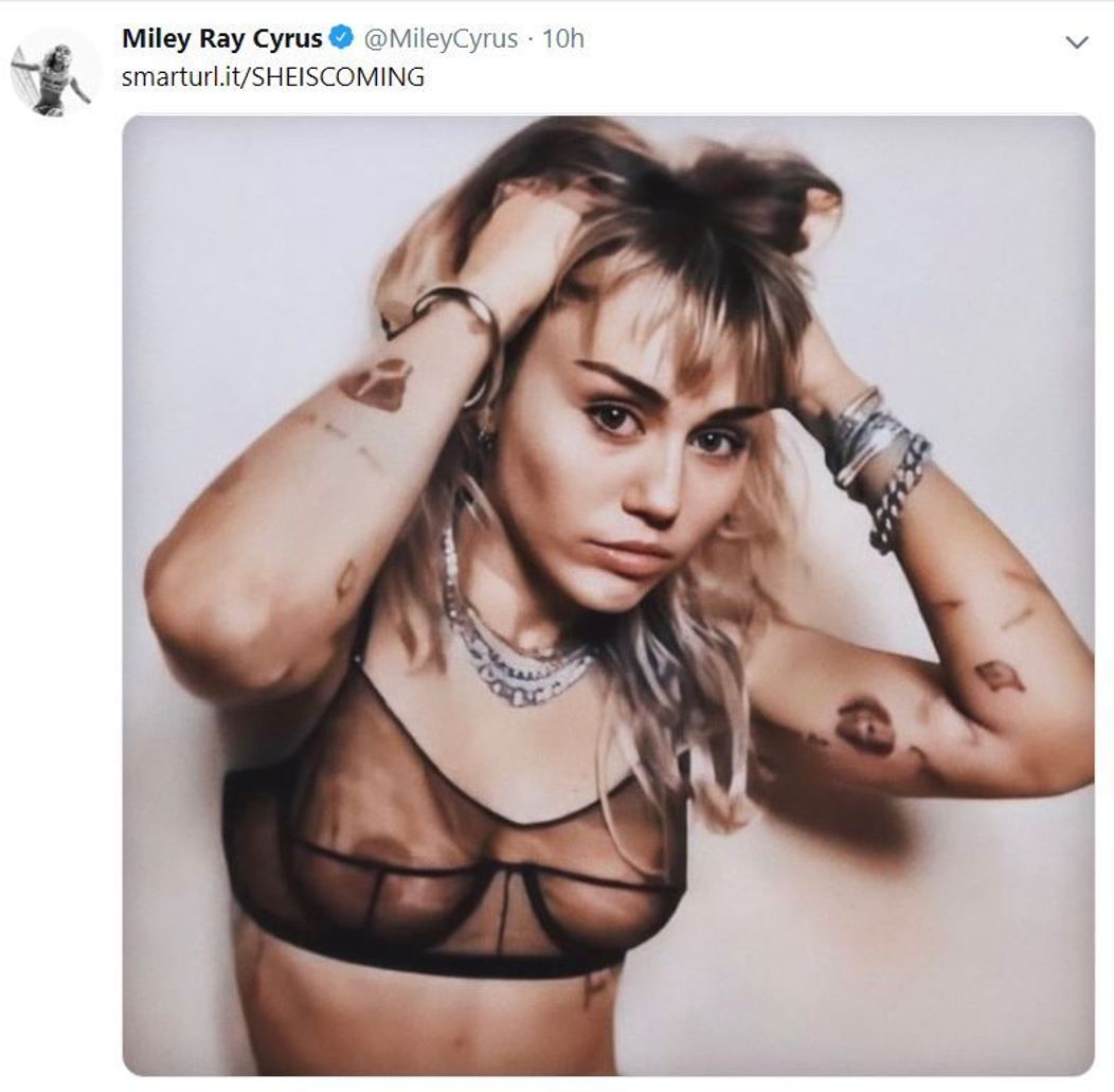 Miley Cyrus. FOTO: Twitter