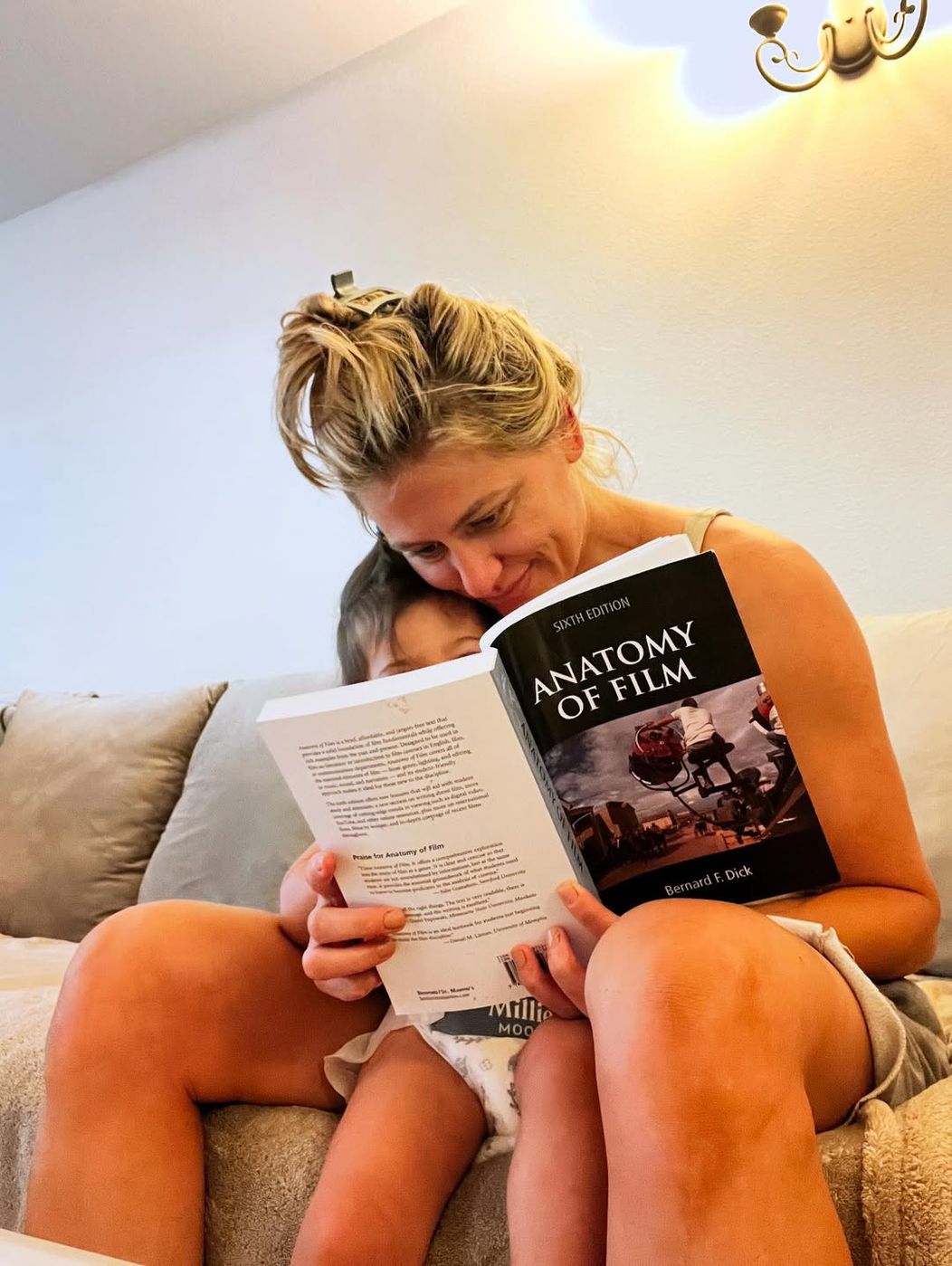 Afternoon reading with mommy 🫶Mommy said reading is important because the biggest muscle is my 
