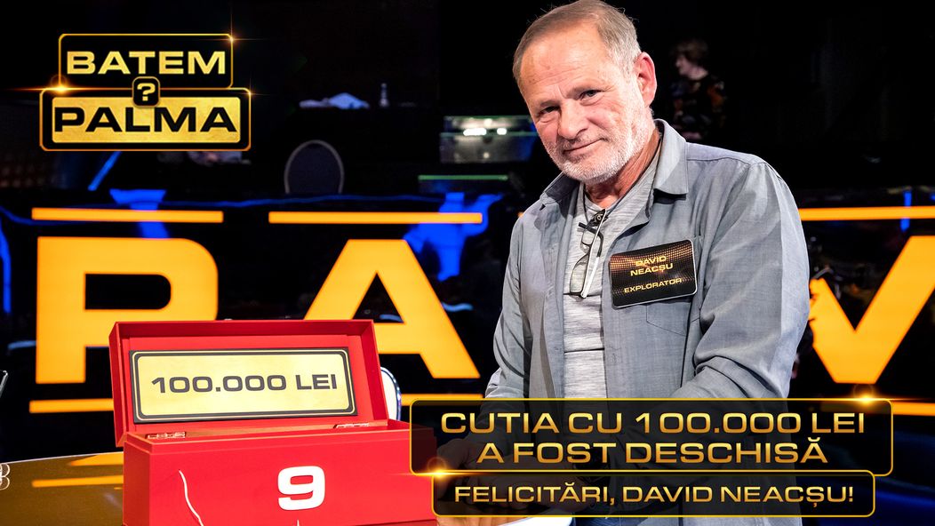 Batem Palma - câștigător 100.000 lei