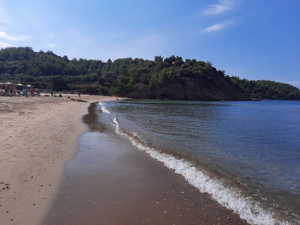 San Antonio Beach, Thassos, Grecia 