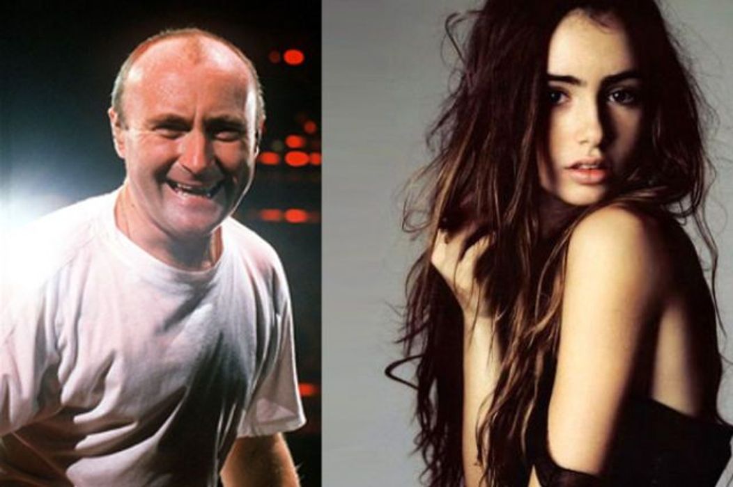 Phil Collins --> Lily Collins