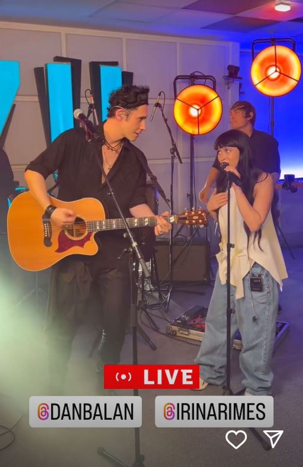 irrina si dan live