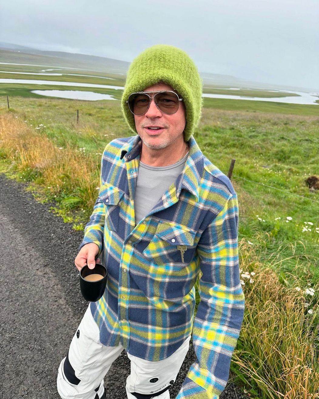 brad-pitt cu cafeaua