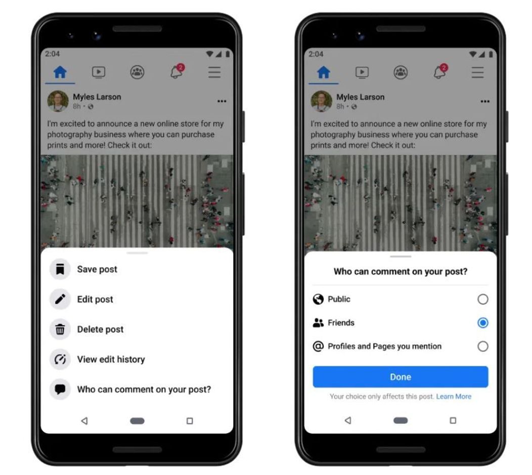 Facebook, decizie pe modelul Twitter în legătură cu comentariile din platformă: Oferim mai mult control