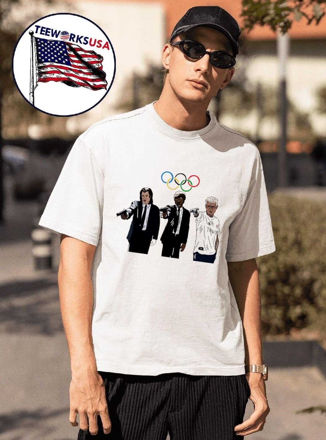 Yusuf-Dikec-Olympic-shooter-Pulp-Fiction-meme-unisex-t-shirt