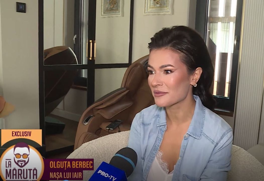 Olguța Berbec, nașa Vlăduței Lupău 