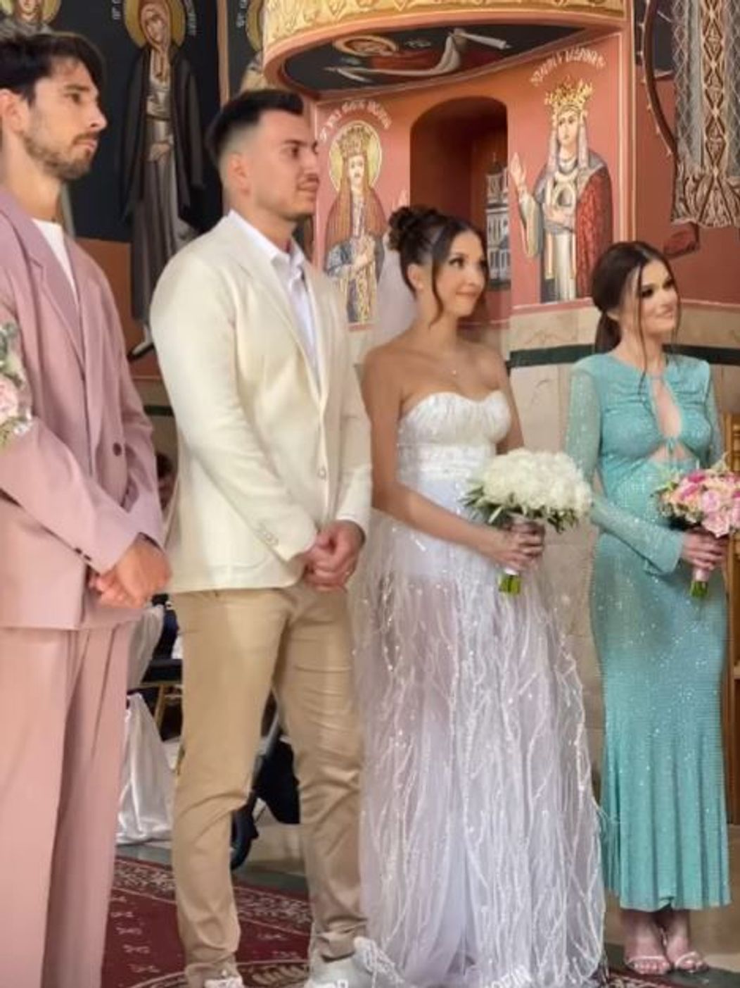 Theo Rose și Anghel Damian, nași de cununie și de botez