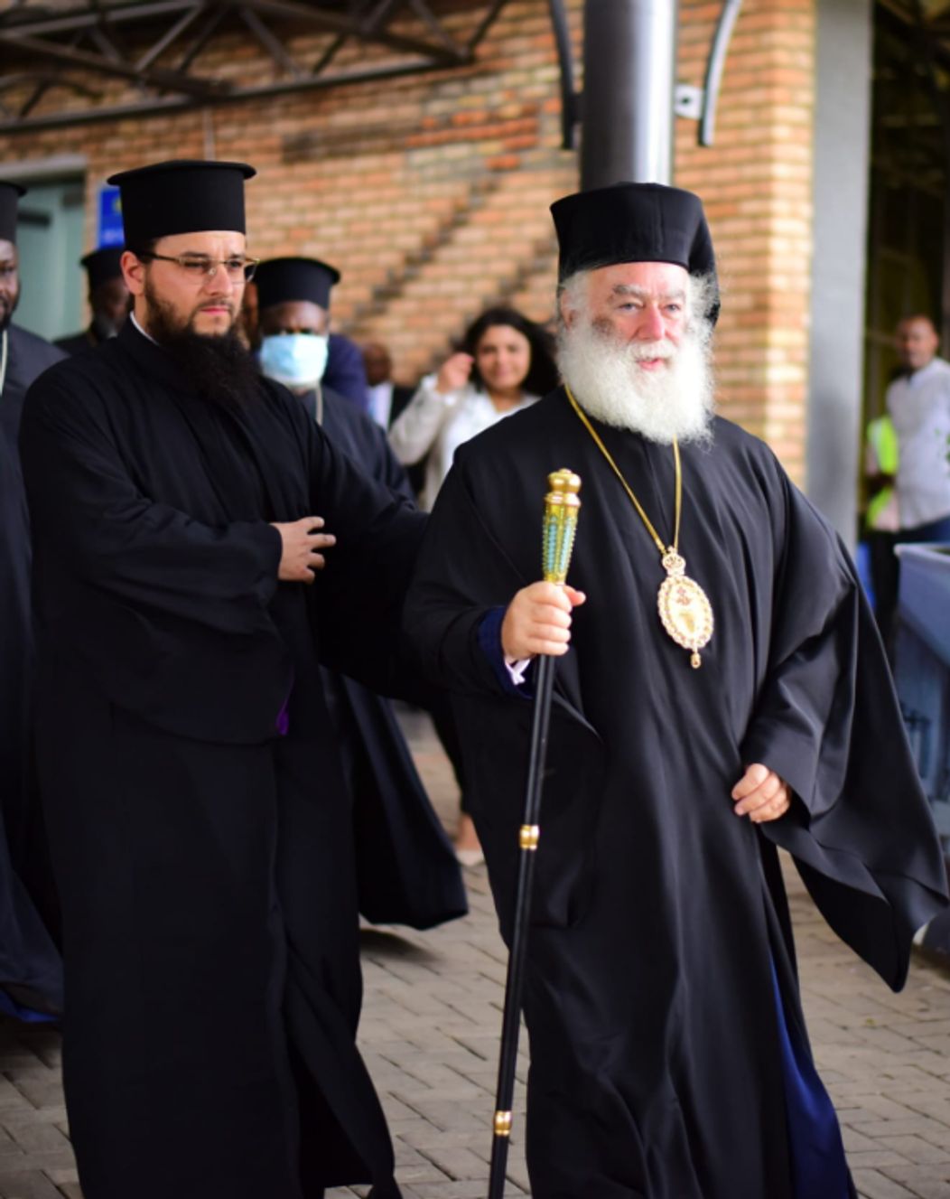 Părintele Nectarie l-a primit în Rwamagana pe Patriarhul Theodoros al doilea al Alexandriei și Africii 