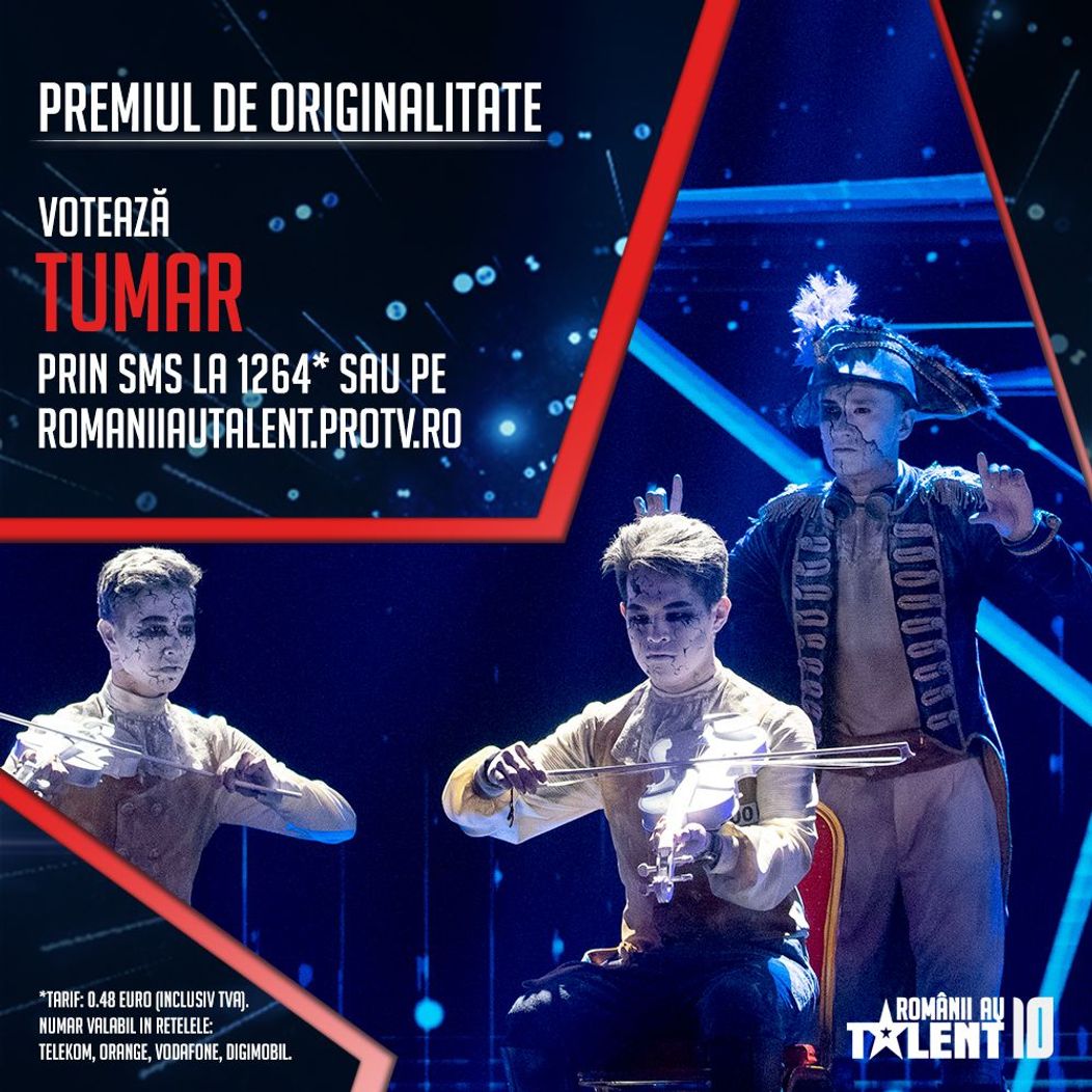 Află cum îți poți vota concurentul favorit pentru premiul de originalitate Românii au talent