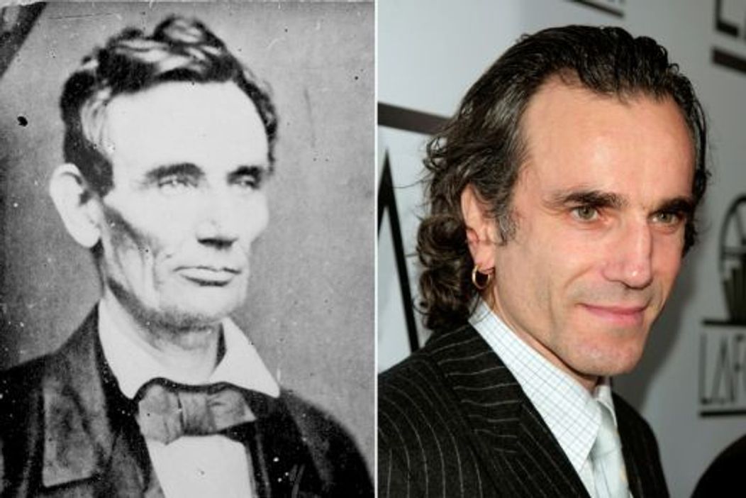 Poate cea mai simpatica asemanare este cea dintre actorul Daniel Day Lewis si presedintele american Abraham Lincoln, pe care a si ajuns sa-l interpreteze.