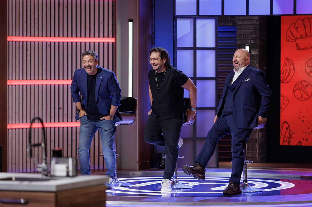 Chef Sorin Bontea, Chef Florin Dumitrescu si Chef Catalin Scarlatescu - MasterChef Romania 2024