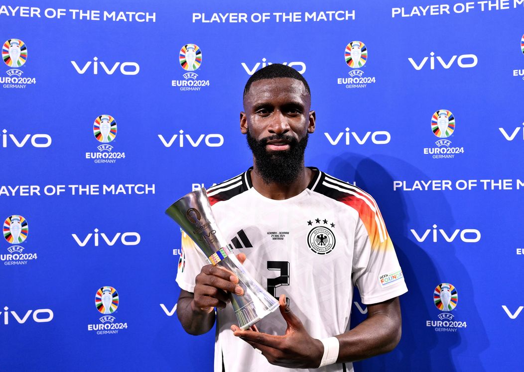 Antonio Rudiger, jucătorul meciului Germania - Danemarca