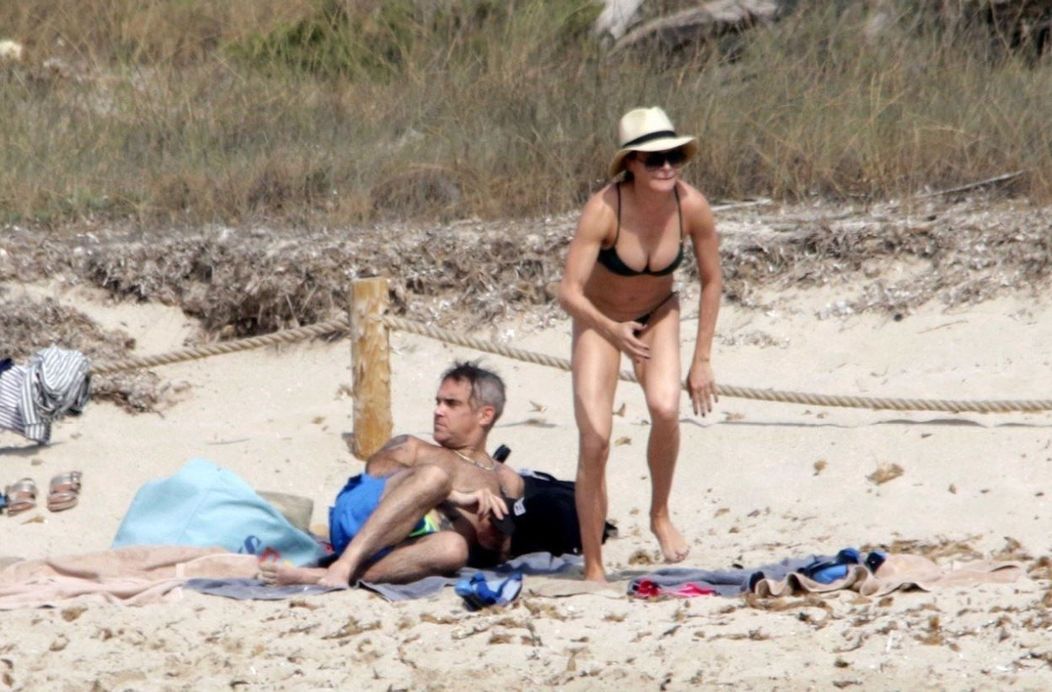 Robbie Williams și Ayda Field. FOTO: Profimediaimages.ro