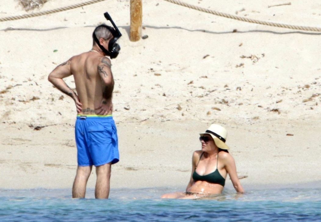 Robbie Williams și Ayda Field. FOTO: Profimediaimages.ro