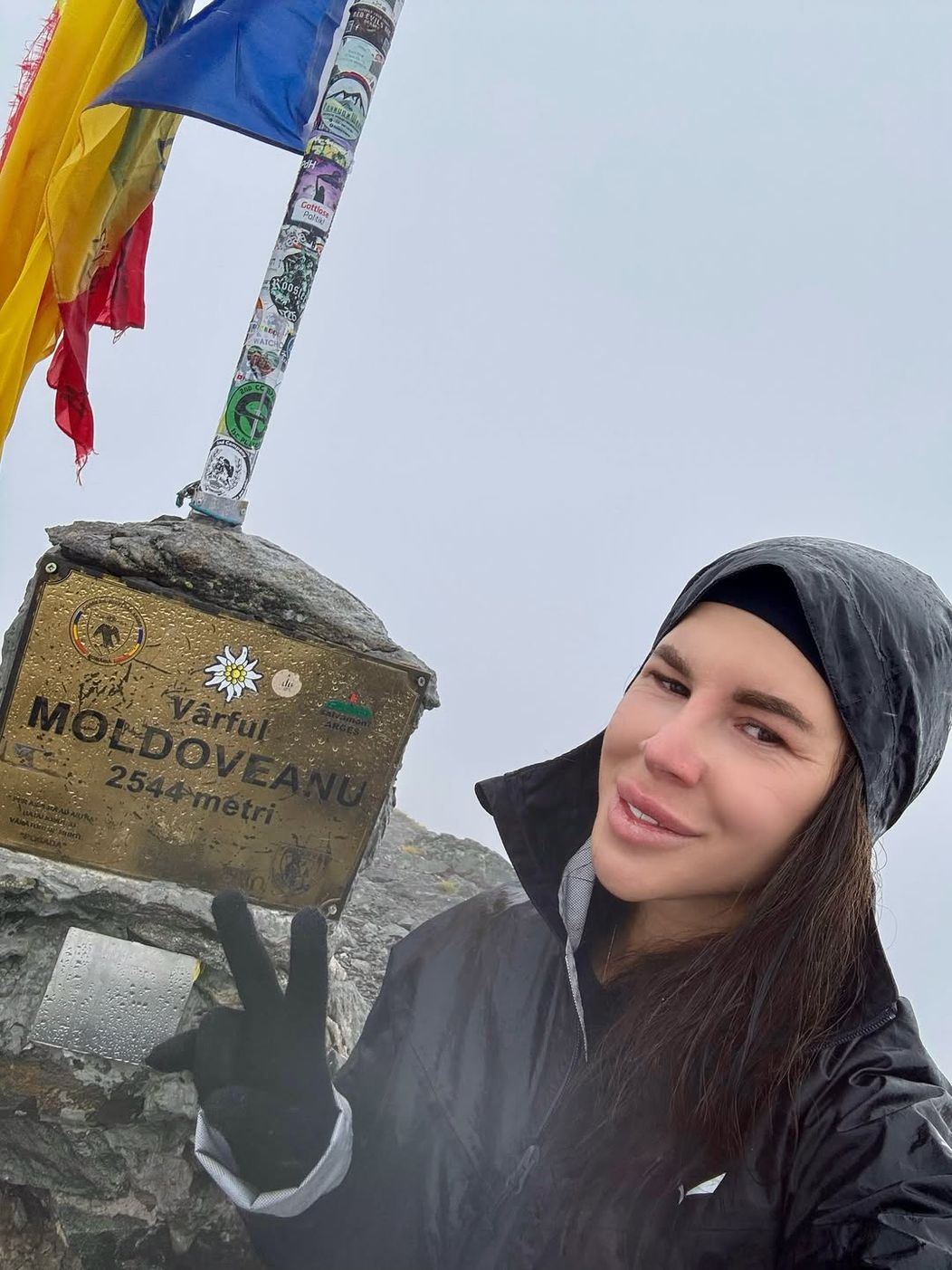Reached the highest peak in Romania! 🏔️ What’s next 🤭#moldoveanu #moldoveanupeak #TopOfRomania (1)