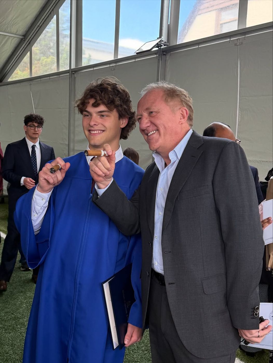 Augie!!! We are so PROUD 🥹 of you  congratulations for becoming the extraordinary young man that you are and managing to still be our lovely boy and congratulations to Linda, Francois and all the parents (1)