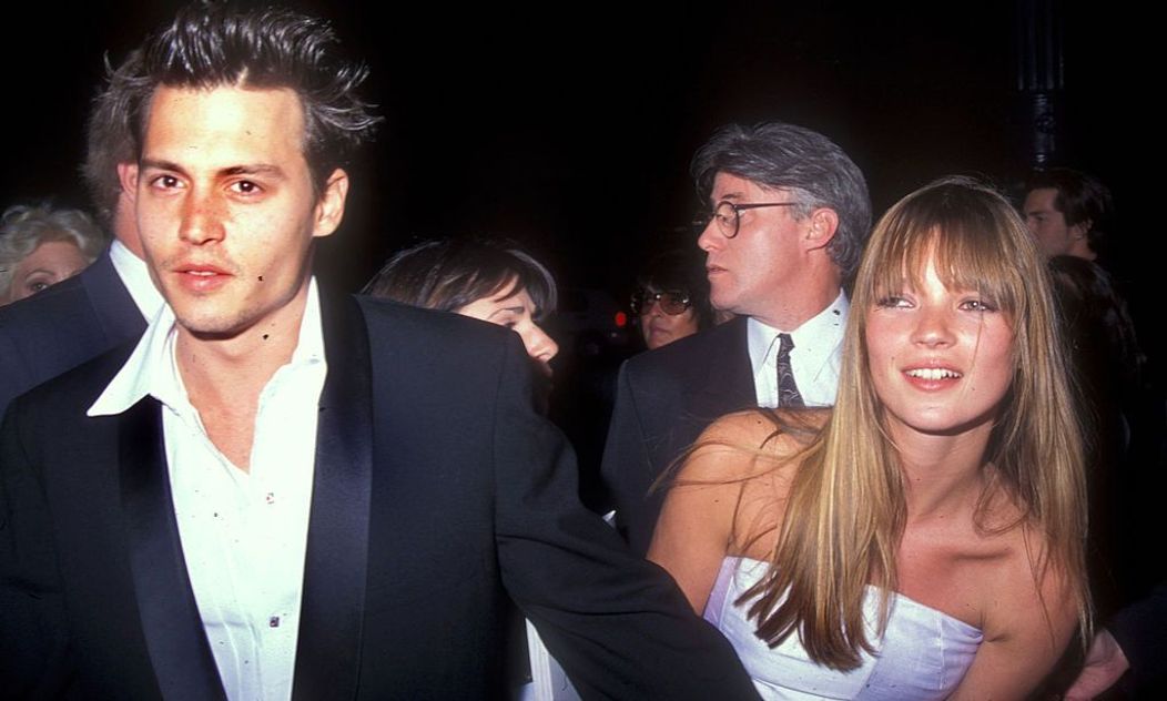 Kate Moss și Johnny Depp, la Premiile Consiliului Creatorilor de Modă din America (CFDA Fashion Awards) 1995