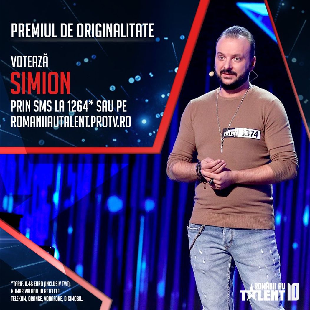 Află cum îți poți vota concurentul favorit pentru premiul de originalitate Românii au talent