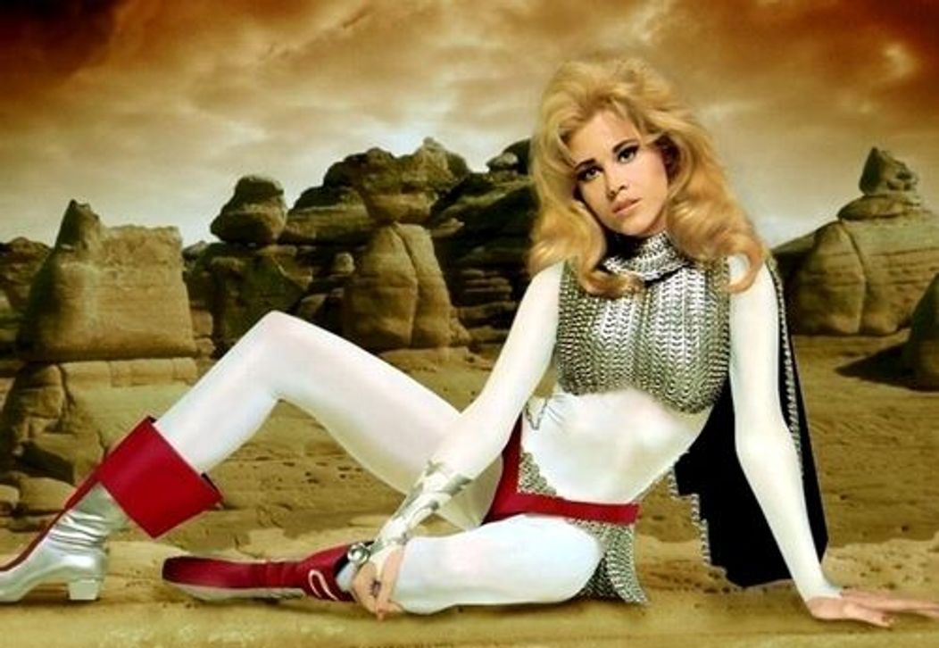 Jane Fonda in filmul "Barbarella" (1968)