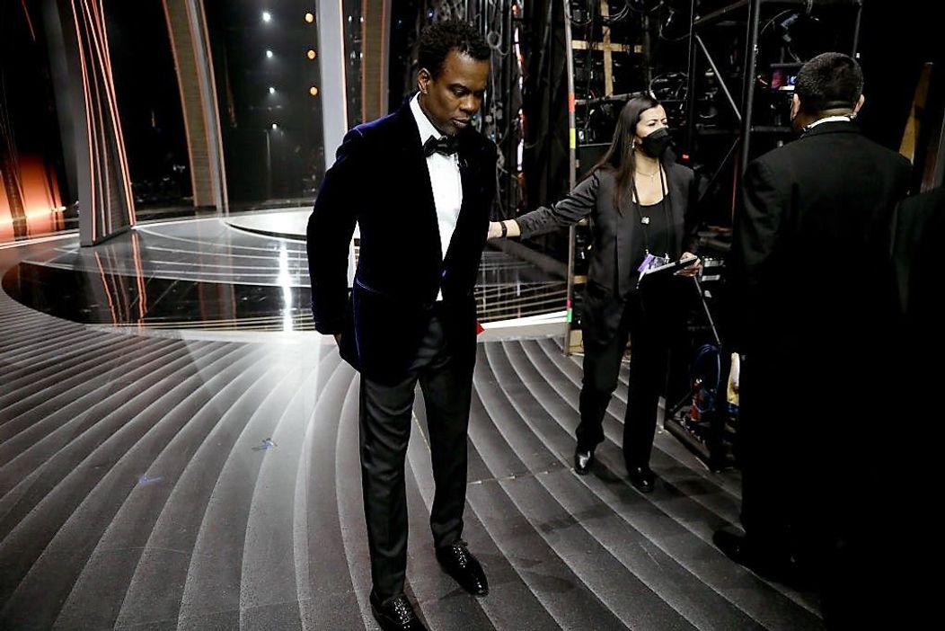 Chris Rock fotografiat în culise la gala Oscar 2022