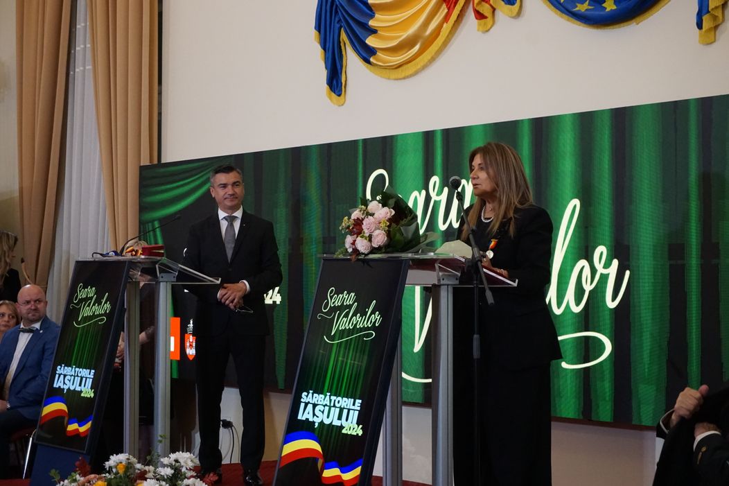 Irina Schrotter_cetatean de onoare al Iasului