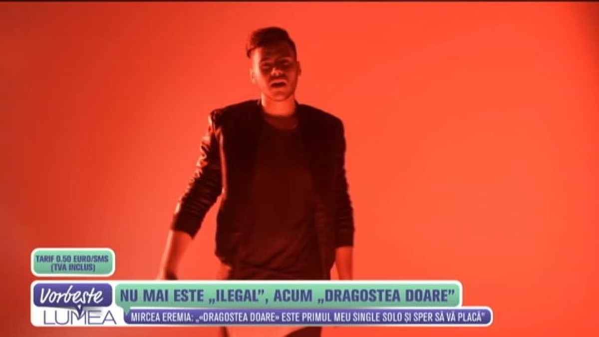 E tanar, are succes si e burlac. Mircea Eremia, la Vorbeste lumea