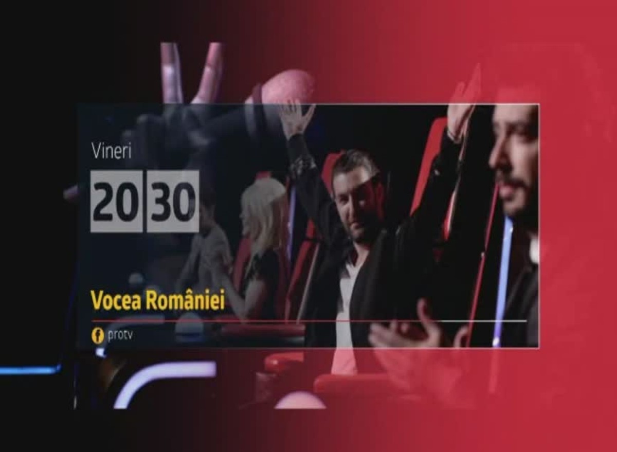 Incepe noul sezon Vocea Romaniei! Vineri, de la 2030, la ProTV Vocea