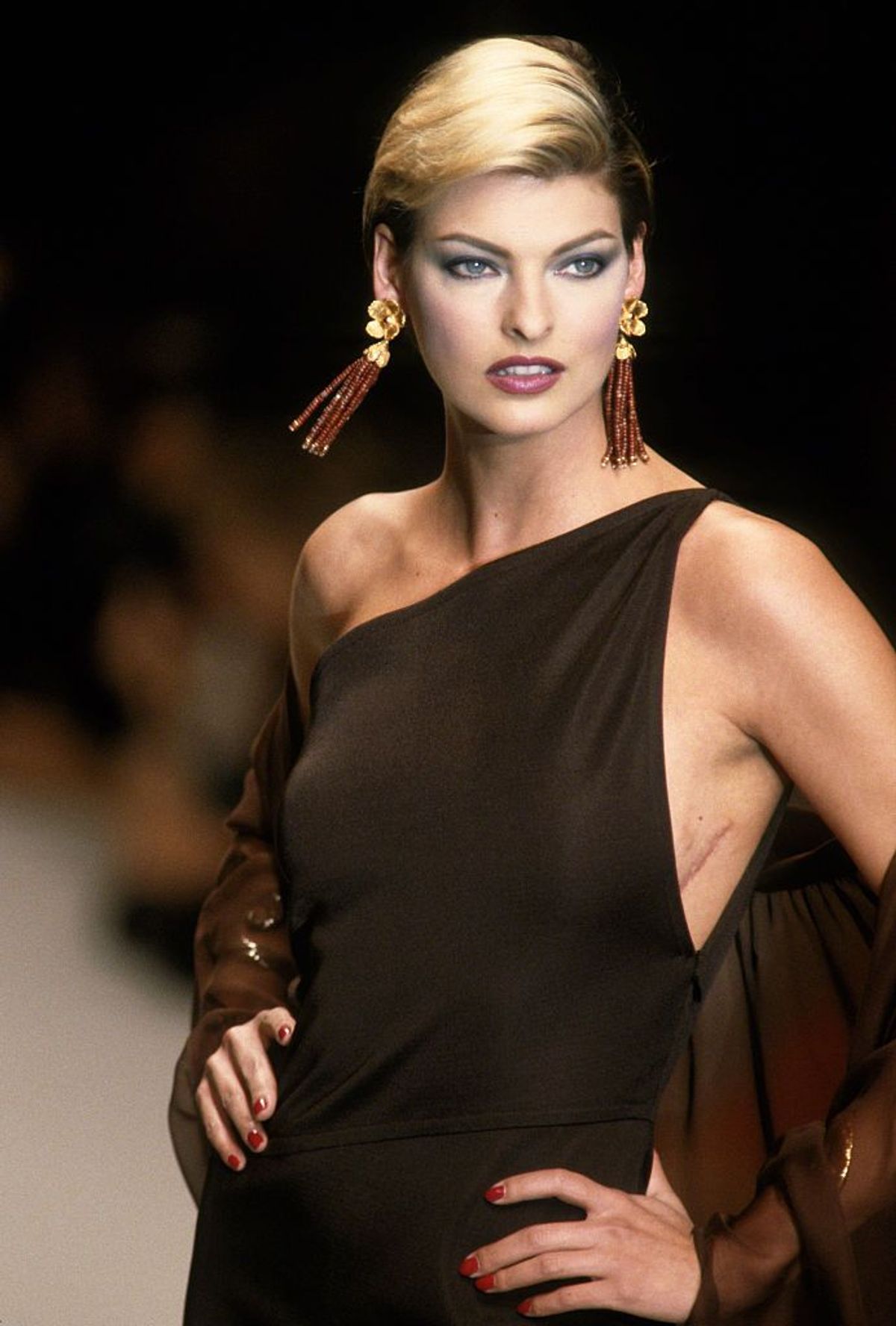 Famous Italians Linda Evangelista It Doesnt Matter What Color Her | My ...