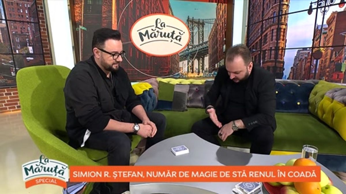 Simion R. Ștefan, număr de mentalism în platoul La Măruță
