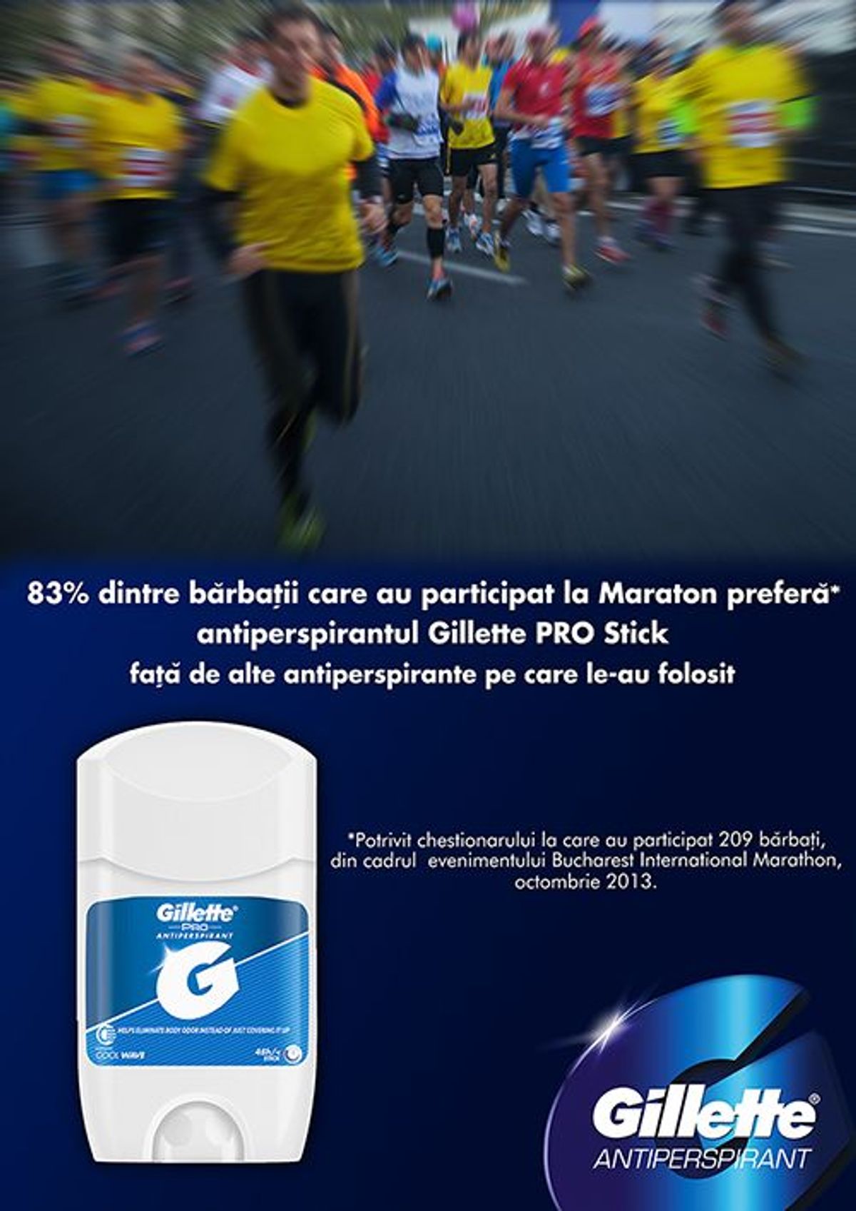 (P) Gillette Pro – protectie 100% impotriva transpiratiei! Performanta ...