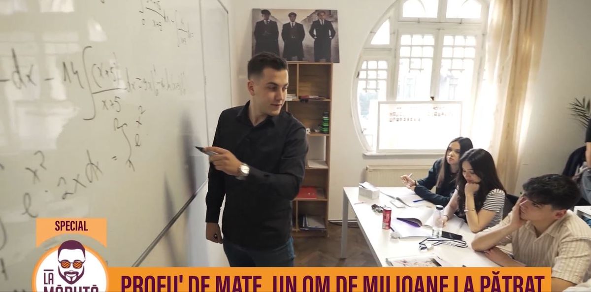 Mihail Iordache îi învață matematică pe copiii nevoiași și chiar îi ...