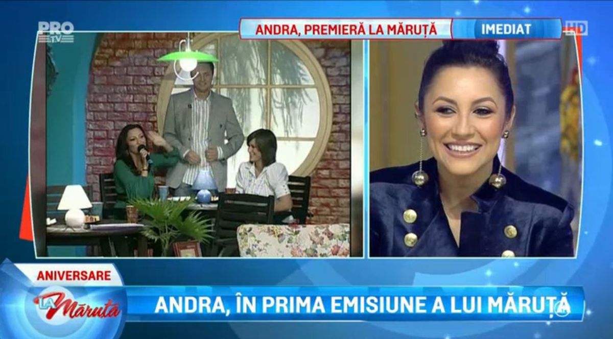 Andra, in prima emisiune a lui Maruta | Scene si bonusuri din La Măruță ...