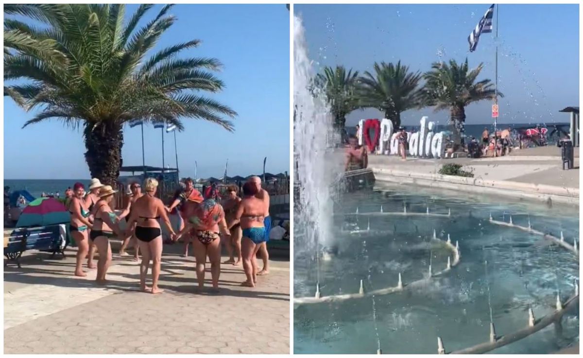 Μια παρέα Ρουμάνων πέρασε μια ώρα στην παραλία στην Παραλία Κατερίνης.  Πολλοί τους επέκριναν αφού οι εικόνες έφτασαν στο Διαδίκτυο: «Έκαναν τσίρκο»