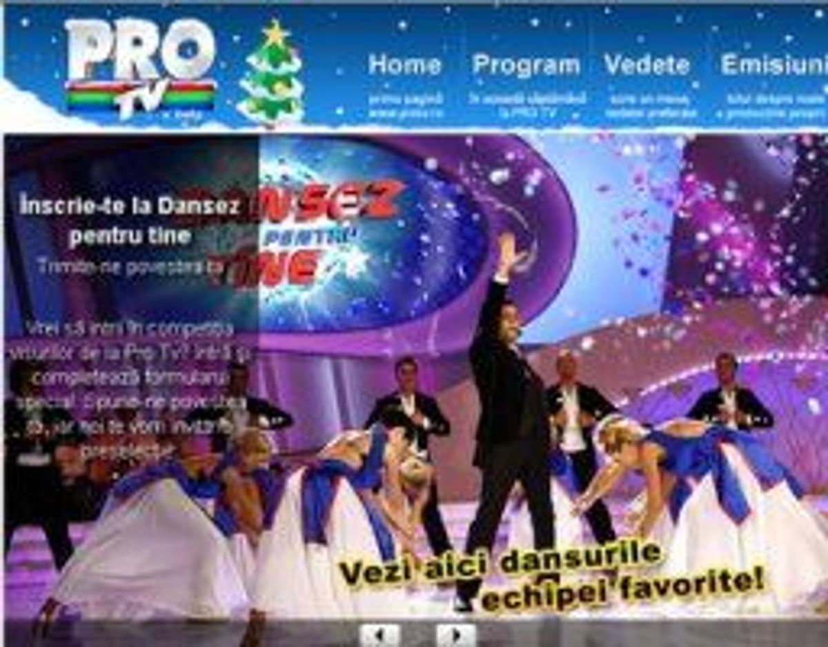 Trafic record pentru 5 siteuri ale PRO Tv SA PRO TV