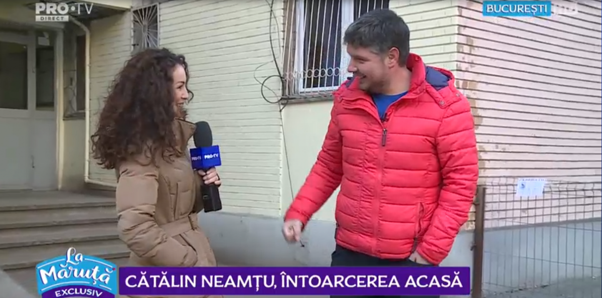 VIDEO Cătălin Neamțu, întoarecere acasă: 