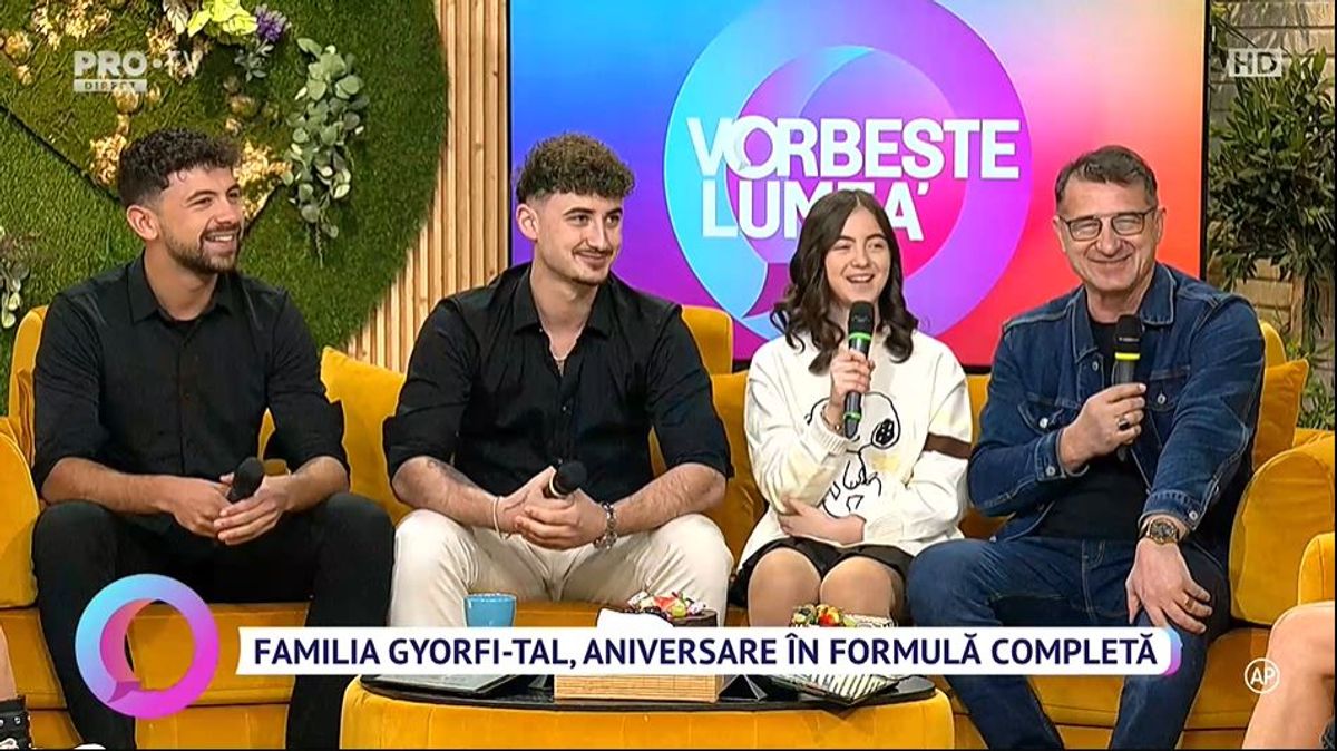 George Tal, sărbătorit la Vorbește Lumea, alături de copiii lui. Cu ce ...