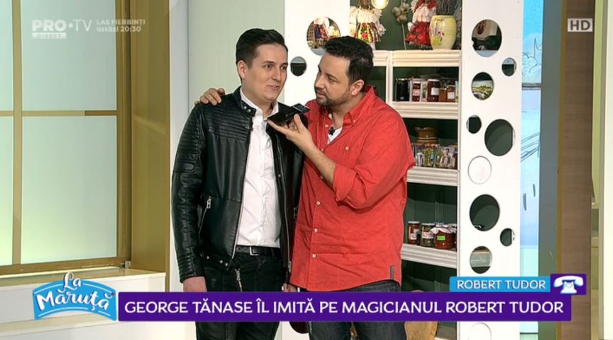 George Tanase il imita pe magicianul Robert Tudor | Scene si bonusuri ...
