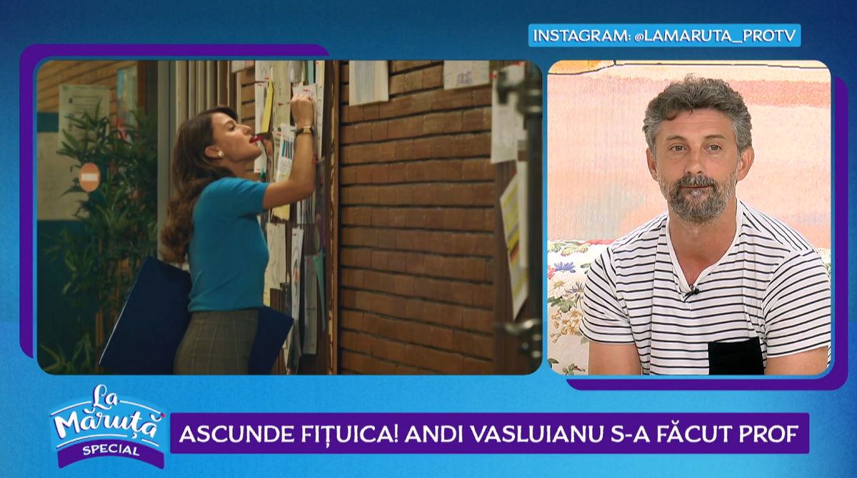 Un nou proiect începe la PRO TV. Andi Vasluianu, despre serialul Profu ...