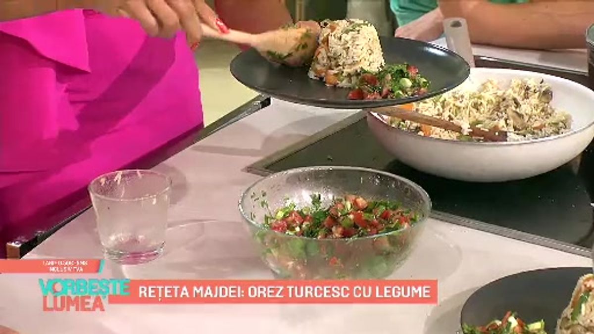 Rețeta Zilei Orez Turcesc Cu Legume Scene Si Bonusuri Din Vorbește