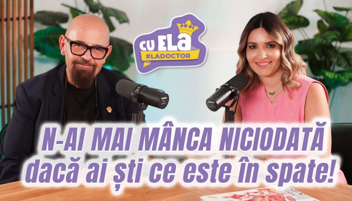 Podcastul Elei Crăciun cu Piedone șochează: „Mâncarea aparent sănătoasă ...