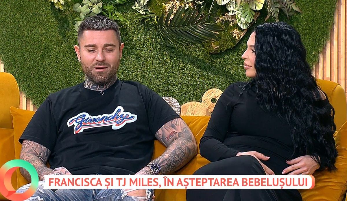 Cu o lună înainte de naștere, Francisca și TJ Miles vorbesc despre ...