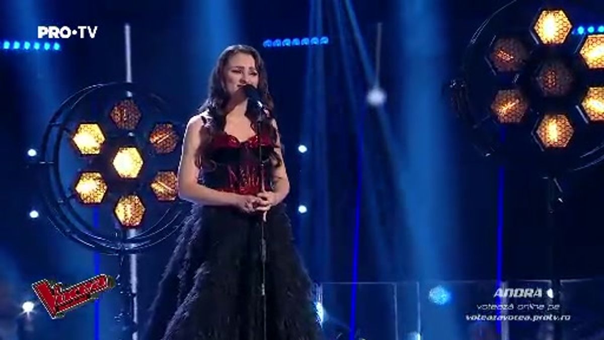 FINALA Vocea României 2022 Andra Botez “Time to say goodbye” Scene