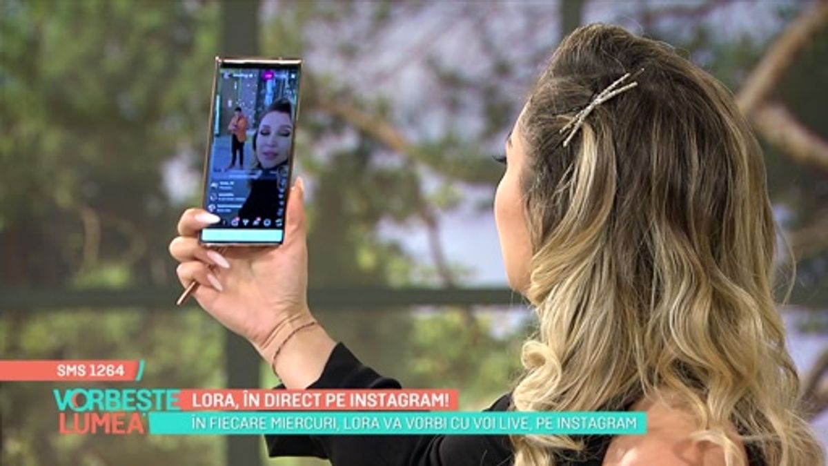 Lora, în direct pe Instagram! | Scene si bonusuri din Vorbește Lumea ...