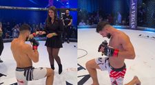 VIDEO. Iancu Sterp și-a cerut iubita în căsătorie. Denisa a primit inelul, într-un cadru mai puțin obișnuit: „Femeia vieții mele”