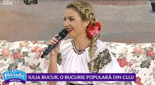 VIDEO Iulia Bucur, o bucurie populară din Cluj