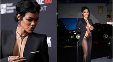 Si-a pus doar sacoul și pare că a uitat restul ținutei! Teyana Taylor, apariție scandaloasă la o gală prestigioasă: „Fără pic de clasă!"