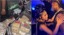 100.000$ aduși în bancnote mici și dați dansatoarelor din club în câteva ore! Cardi B, opulență și extravaganță totală de ziua iubitului: rochia ei a lăsat totul la vedere