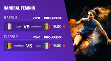 România întâlnește Italia în drumul spre Campionatul Mondial de Handbal Feminin 2025! Cele două meciuri din play-off, transmise în direct, săptămâna aceasta, la PRO Arena și VOYO